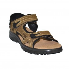 TSF Genuine Leather Sandals (Brown)